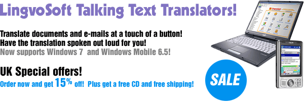 LingvoSoft Talking Text Translators!