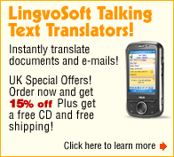 LingvoSoft Talking Text Translators