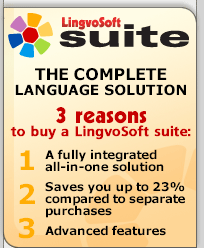 LingvoSoft Suite: the complete language solution