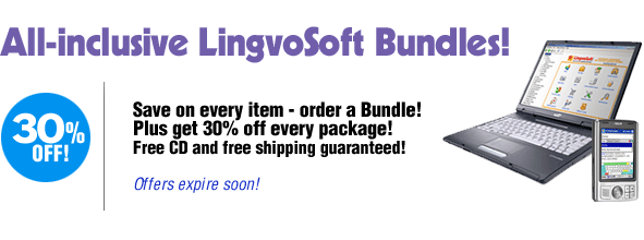 LingvoSoft Platinum Language Bundles!