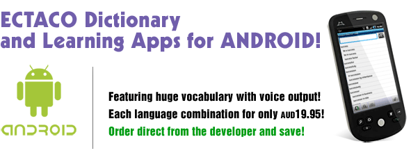 ECTACO Dictionary and Learning Apps for Android!