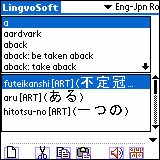 English and Japanese for Palm OS  perfect together, perfect for you.