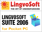 Welcome the New Year with a new LingvoSoft Suite 2006 for your Pocket PC!