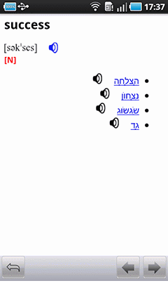 Das Ectaco Software Paket für hebräisch Sprache für Android