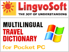 LingvoSoft Travel DictionaryMultilingual (ML-11) for Pocket PC