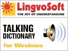 LingvoSoft Talking DictionaryEnglish <-> German for Windows 