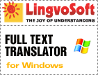 LingvoSoft Talking Text Translator English<->French for Windows