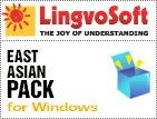 LingvoSoft East Asian Pack for Windows