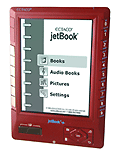 ECTACO jetBook (ДжетБук) e-Book Reader Burgundy