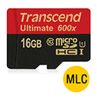 Карта памяти 16GB MicroSDHC UHS-I 600x TS16GUSDHC10U1