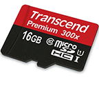 Карта памяти Transcend MicroSDHC 16GB (TS16GUSDU1)