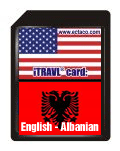 2GB SD Card English-Albanian iTRAVL NTL-2Al