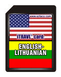 2GB SD Card English-Lithuanian iTRAVL NTL-2Li