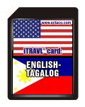 2GB SD Card English-Tagalog (Filipino) iTRAVL NTL-2Tg