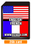 2GB SD Card English-French iTRAVL NTL-2F