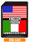 2GB SD Card English-Italian iTRAVL NTL-2I