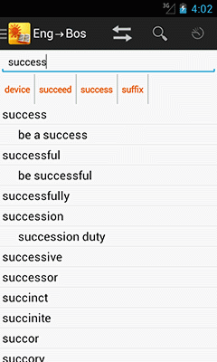 Ectaco Talking Dictionary English <-> Bosnian for Android