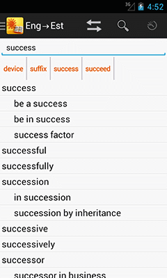 Ectaco Talking Dictionary English <-> Estonian for Android