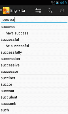 Ectaco Talking Dictionary English <-> Italian for Android