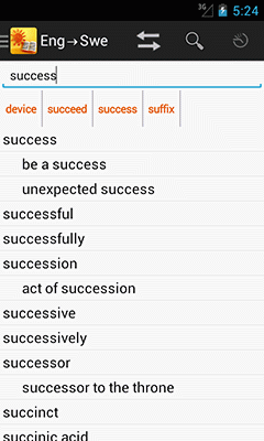 Ectaco Talking Dictionary English <-> Swedish for Android