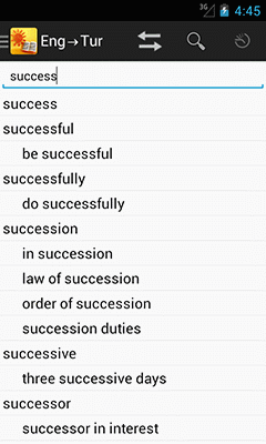Ectaco Talking Dictionary English <-> Turkish for Android