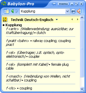 babylon dictionary for mobile