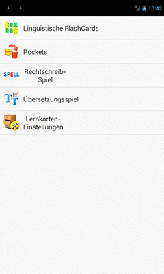 Ectaco German <-> Czech FlashCards for Android