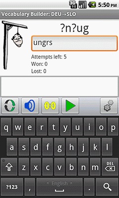 Ectaco German <-> Slovak Vocabulary Builder for Android
