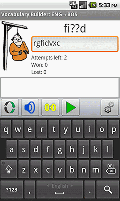 Ectaco English <-> Bosnian Vocabulary Builder for Android