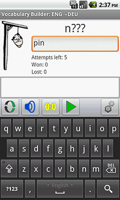 Ectaco English <-> German Vocabulary Builder for Android