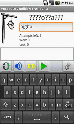 Ectaco English <-> Croatian Vocabulary Builder for Android