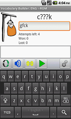 Ectaco English <-> Romaninan Vocabulary Builder for Android