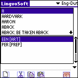 ECTACO Partner® Dictionary English <-> Dutch for Palm OS 