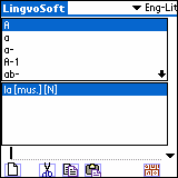LingvoSoft Dictionary English <-> Lithuanian for Palm OS