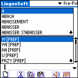 LingvoSoft Talking Dictionary French <-> Polish for Palm OS