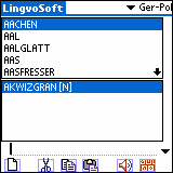LingvoSoft Talking Dictionary German <-> Polish for Palm OS