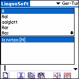 LingvoSoft Dictionary German <-> Turkish for Palm OS