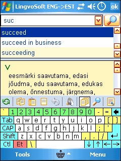 LingvoSoft DictionaryEnglish <-> Estonian for Pocket PC