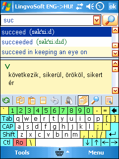 LingvoSoft Talking Dictionary English <-> Hungarian for Windows Mobile