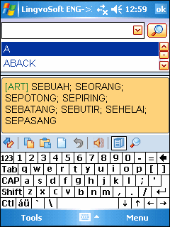 LingvoSoft Dictionary English <-> Indonesian for Pocket PC