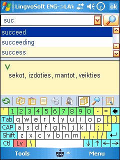LingvoSoft Dictionary English <-> Latvian for Pocket PC