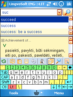 LingvoSoft Talking Dictionary English <-> Lithuanian for Pocket PC