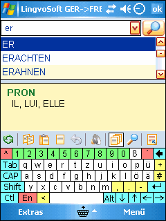 LingvoSoft Dictionary German <-> French for Pocket PC