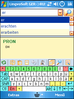 LingvoSoft Dictionary German <-> Russian for Pocket PC