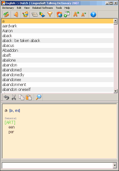 LingvoSoft DictionaryEnglish <-> Dutch for Windows 
