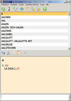 LingvoSoft Talking Dictionary German <-> Italian for Windows 