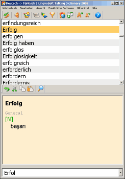 LingvoSoft DictionaryGerman <-> Turkish for Windows 