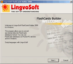 LingvoSoft FlashCards Builder 