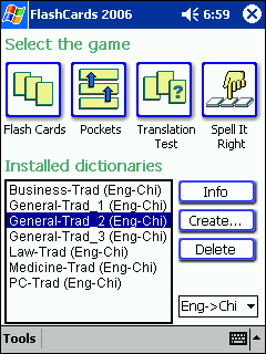 LingvoSoft FlashCards English <- > Chinese Traditional for Pocket PC