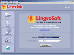 LingvoSoft FlashCards Dutch <-> Czech for Windows